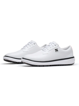 Payntr Golf Reserve Classic SL Golf Shoes (Wide Fit) - White/Black/Blaze