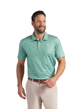 Puma MATTR Stadium Golf Polo - White Glow/Luso Green