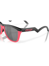 Oakley Frogskins Hybrid Sunglasses - Matte Black w/ Neon Pink