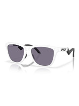 Oakley Frogskins Hybrid Sunglasses - Matte White w/ Prizm Grey