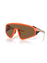 Oakley Latch Panel Sunglasses - Neon Orange w/ Prizm Bronze