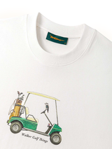 Walker Golf Things Cart T-Shirt - White