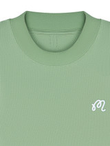 Malbon Mare Mockneck Tee - Seafoam Sage