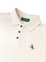 Walker Golf Things Kooka Terry Polo - Cream