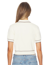 Malbon Womens Jacqueline Polo - Cream