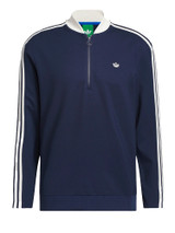 adidas Originals 3-Stripe 1/4 Zip - Night Indigo/Chalk White
