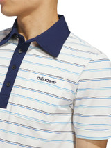 adidas Originals Archive Stripe Polo - Chalk White