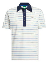 adidas Originals Archive Stripe Polo - Chalk White