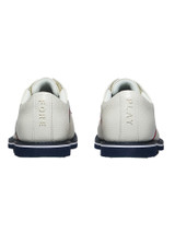 G/FORE GALLIVANTER Split Toe Grosgrain Leather Golf Shoes - Snow