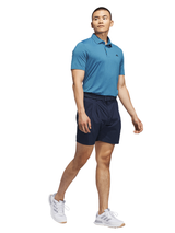 adidas Performance Textured Polo Shirt - Lucid Ray Blue/Black