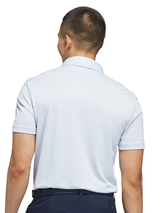 adidas Performance Solid Polo Shirt - Crystal Sky