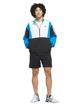 adidas Beyond The Course Twistweave Full-Zip Windbreaker - Black/White