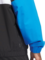 adidas Beyond The Course Twistweave Full-Zip Windbreaker - Black/White