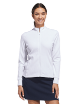 adidas Womens Performance Texture Full Zip Jacket - White