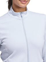 adidas Womens Performance Texture Full Zip Jacket - Crystal Sky