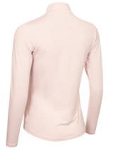 Calvin Klein Womens Quinta Quarter-Zip - Ice Pink