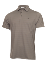 Calvin Klein Webster Self Stripe Polo - Grey