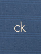 Calvin Klein Webster Self Stripe Polo - Denim Blue