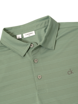 Calvin Klein Webster Self Stripe Polo - Sage
