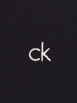 Calvin Klein Archer Cotton Blend Pique Polo - Navy