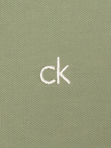Calvin Klein Archer Cotton Blend Pique Polo - Sage