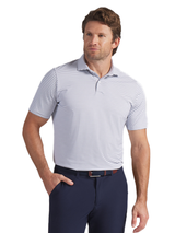 Puma Brrr Stripe Polo - White Glow/Deep Navy