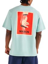 Malbon Bermuda Cigar Tee - Surf Spray
