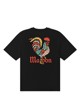 Malbon Bermuda Rooster Tee - Black