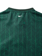 Walker Golf Things Lawn Stripe Blade Polo  - Forest