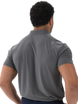 Vessel Performance Blade Collar Polo - Charcoal Grey