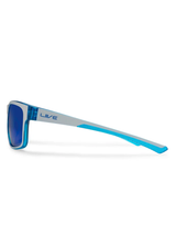 Liive Vision Fairway Sunglasses - Xtal Blue-White w/ Blue Mirror