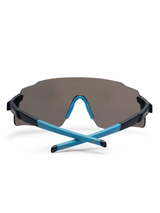 Liive Vision Flow Sunglasses - Matt Navy w/ Gold Mirror