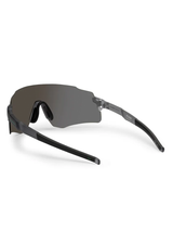 Liive Vision Flow Sunglasses - Matt Xtal Smoke w/ Green Mirror