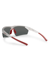 Liive Vision React Sunglasses - Matt Xtal w/ Red Mirror