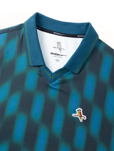 Walker Golf Things Night Check V Polo - Midnight