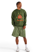 Malbon Trinity Crewneck - Chive