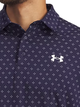 Under Armour Playoff 3.0 Printed Polo - Mid-night Navy/White