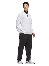 adidas Long Sleeve Knit Sweat Polo Shirt - White