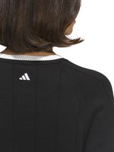 adidas Womens Ultimate365+ Knit Crew Sweater - Black