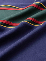 Walker Golf Things Crest Rugby Polo - Navy/Forest