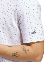 adidas Ultimate365+ Climacool Butterspun Break Out Print Polo Shirt - White