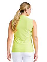 Nivo Women's Bernice Sleeveless Mock - Key Lime