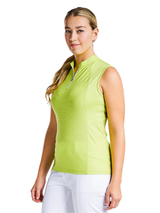 Nivo Women's Bernice Sleeveless Mock - Key Lime