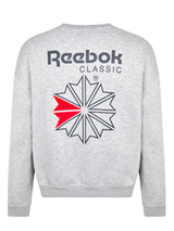 Reebok Starcrest Relaxed Crew Sweatshirt - Light Grey Marl