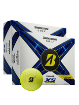 Bridgestone TOUR B XS 2024 Golf Balls - 2 Dozen Yellow