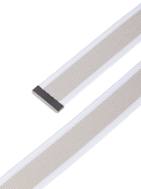 adidas Womens Reversible Striped Webbing Belt - White/Wonder Alumina