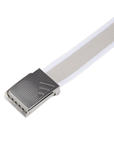 adidas Womens Reversible Striped Webbing Belt - White/Wonder Alumina