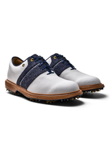 FootJoy x Harris Tweed​ Premiere Series Limited Edition Golf Shoes – White/Navy