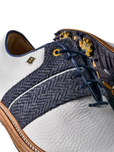 FootJoy x Harris Tweed​ Premiere Series Limited Edition Golf Shoes – White/Navy