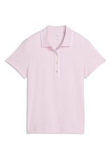 Puma Women's CLOUDSPUN Bridges Golf Polo - Powder Pink